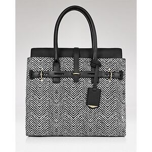 REISS Reiss Satchel - Diane D-Ring Double Handle
